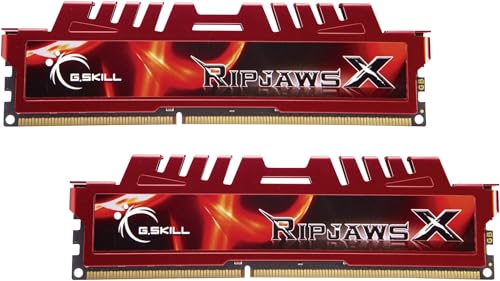 G.SKILL RipjawsX Series DDR3 RAM (XMP) 16GB (2x8GB) 1600MT/s CL10-10-10-30 1.50V Desktop Computer Memory U-DIMM (F3-12800CL10D-16GBXL) - Image 1