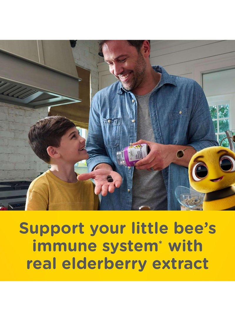 Zarbee's Children's Daily Immune Support with Real Elderberry & Natural Berry Flavor, 42 Gummies - Image 5