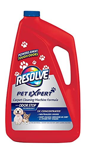 Resolve Carpet Cleaner for Steam Machines, Safe for Bissell, Hoover & Rug Doctor, Carpet Cleaner Solution, Pet Stain and Odor Remover, 48 Fl Oz - Image 1