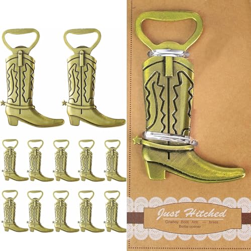 Wxzumg 30PCS Cowboy Boots Bottle Openers Wedding Favors Baby ShowerBridal Shower Birthday Party Return Gifts for Guests Party Decorations or Souvenirs - Image 1
