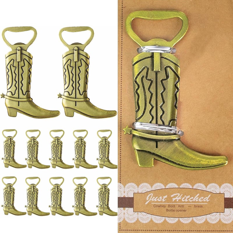 Wxzumg 30PCS Cowboy Boots Bottle Openers Wedding Favors Baby ShowerBridal Shower Birthday Party Return Gifts for Guests Party Decorations or Souvenirs - Image 2