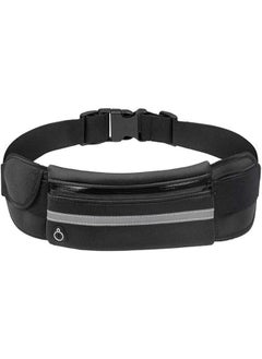 HOOKOR Running Belt Waist Pack, Water Resistant Runners Belt Fanny Pack for Hiking Fitness, Adjustable Running Pouch for All Kinds of Phones  - Image 1