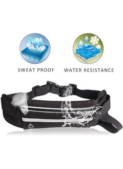 HOOKOR Running Belt Waist Pack, Water Resistant Runners Belt Fanny Pack for Hiking Fitness, Adjustable Running Pouch for All Kinds of Phones  - Image 2