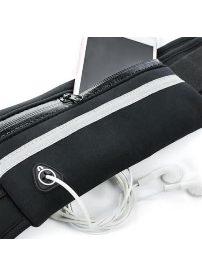 هوكور HOOKOR Running Belt Waist Pack, Water Resistant Runners Belt Fanny Pack for Hiking Fitness, Adjustable Running Pouch for All Kinds of Phones - Image 3