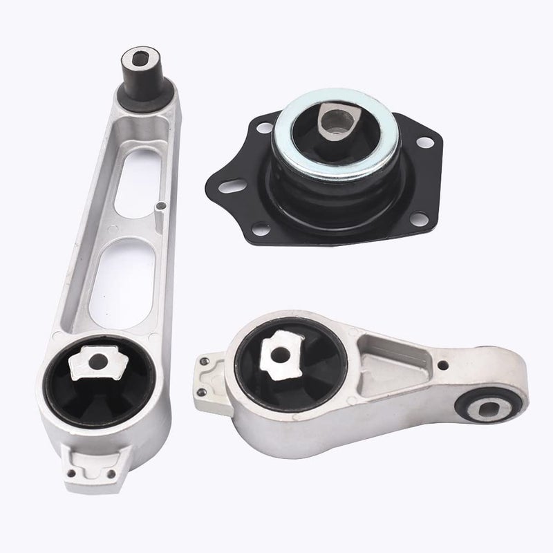 loongrie Engine Motor Mount Compatible with 20002002 Chrysler Neon 20012010 PT Cruiser 20002005 Dodge Neon 20002005 Plymouth Neon 20002001 Transmission Replace OE A2949 A2948 A2947 Set of 3 - Image 3