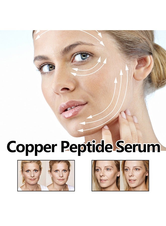 EELHOE Copper Peptides Serum - Face Care for Women - Copper Peptides Dark Spot Correcting Glow Serum - Hyaluronic Acid Serum Skincare - Hydrating Improving Damaged Skin & Making Skin Radiant 30ml  - Image 4