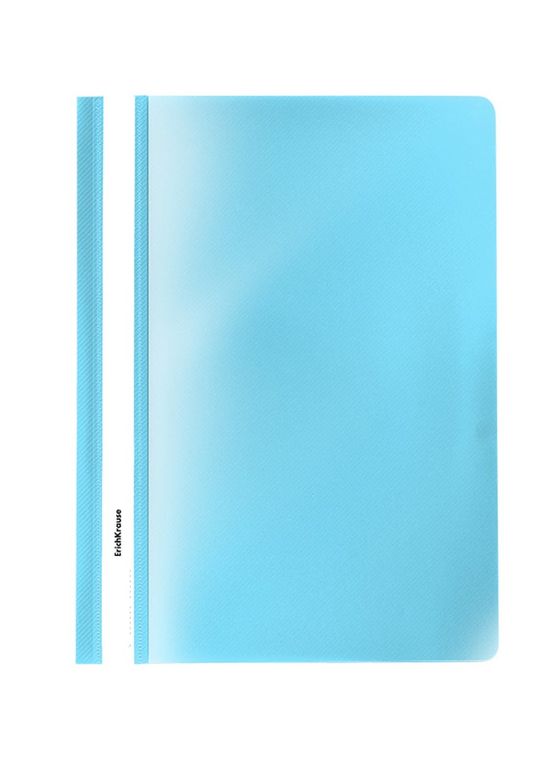 ErichKrause ملف تقرير بحجم A4 مكون من 20 قطعة مع مشبك أزرق باهت - Image 3