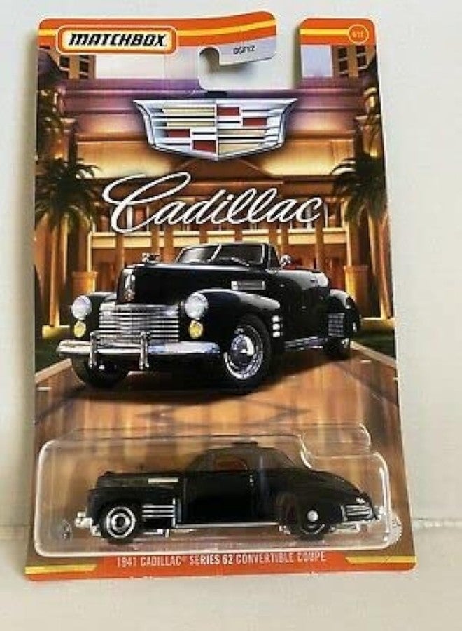 die cast DieCast Matchbox 1941 Cadi-llac Series 62 Convertible Coupe (Black) 6/12 - Image 1