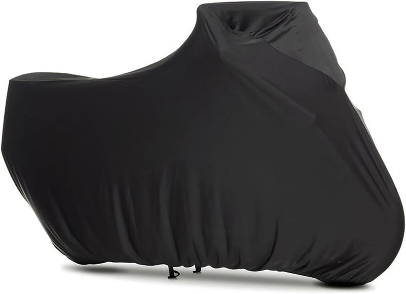 BIHEE Indoor Motorcycle Cover - Soft Stretch Dustproof Cover for Motorcycles up to 116 inches - Image 1