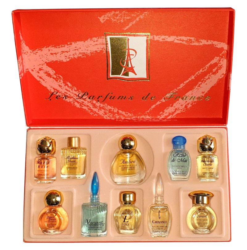 Charrier Parfums 10 Eaux de Parfum Luxurious Gift Box - 57.8 ml - Made in Provence, France - Image 1