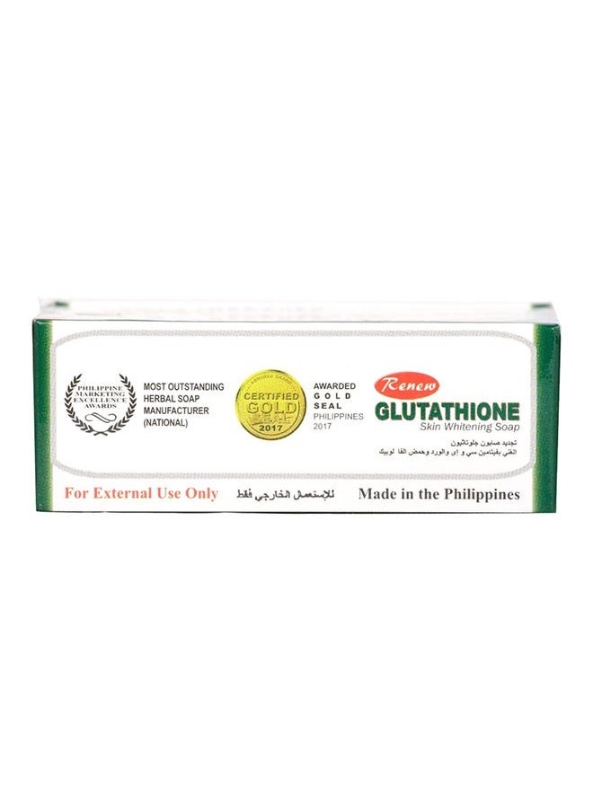 Renew - 2 Piece Glutathione Skin Whitening Soap with Vitamin C & E, Rosehips - Image 1