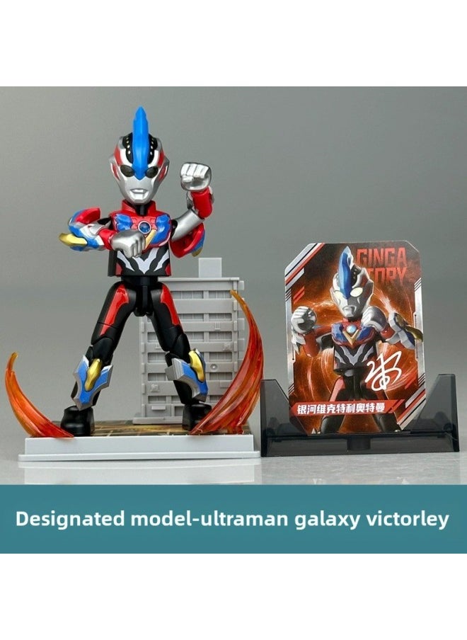 Generic - Bruco Building Blocks Altman Shining Edition 9 Bomb 9 Aix Earth Assembled Luminous Blind Box Doll-Color:Ultraman Shining Nine Bullets-designated Model [ultraman Aix] - Image 1