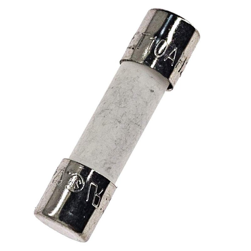 ChengHongXing 10PCS Ceramic fuses T10AH250V Slow-Blow 5x20mm/0.197"x0.787" 10AMP 250V (T10A) - Image 1