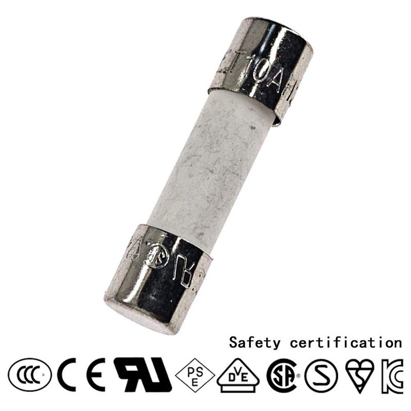 ChengHongXing 10PCS Ceramic fuses T10AH250V Slow-Blow 5x20mm/0.197"x0.787" 10AMP 250V (T10A) - Image 2