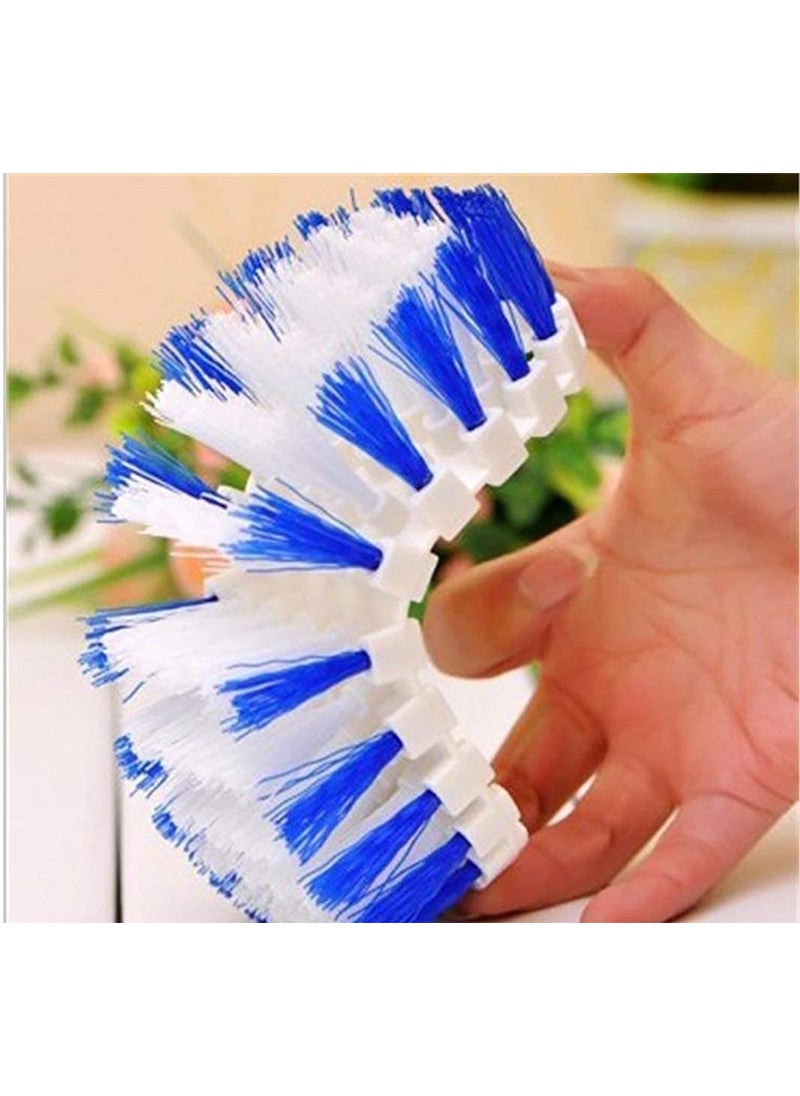 Generic HomeMates Plastic Multipurpose Flexible Cleaning Brush for Home Kitchen Bathroom Tiles Floor Taps and Cloths Washing Multicolour  - Image 4