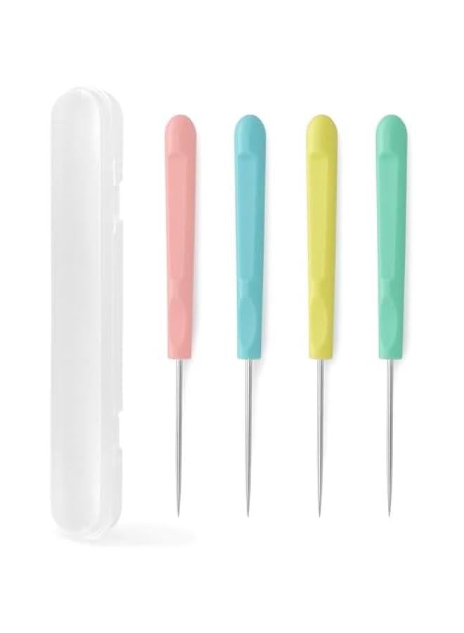 4Pcs Sugar Stir Needle Scriber Needle Cookie Decorating Supplies Tool 5.2 Inches - Image 1