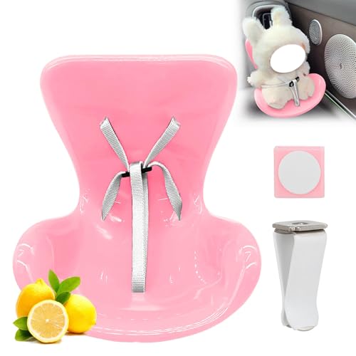 NUJOLI Car Seat for La bu bu Dolls 1017cm Car Decoration Chair with Air Vent Clip Doll Accessories Sofa Seat Suitable for Fans Dolls Collectors Display - Image 1