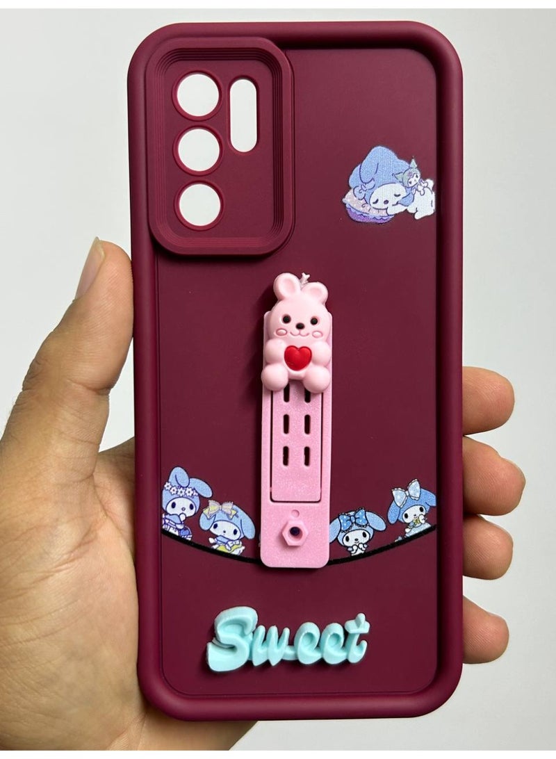 new cartoon-designed back cover with the word "Sweet" on it, compatible with the Oppo Reno 6 phone. - Image 2
