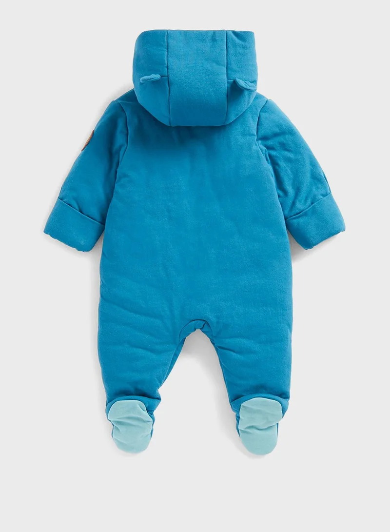 mothercare Infant Printed Pramsuit