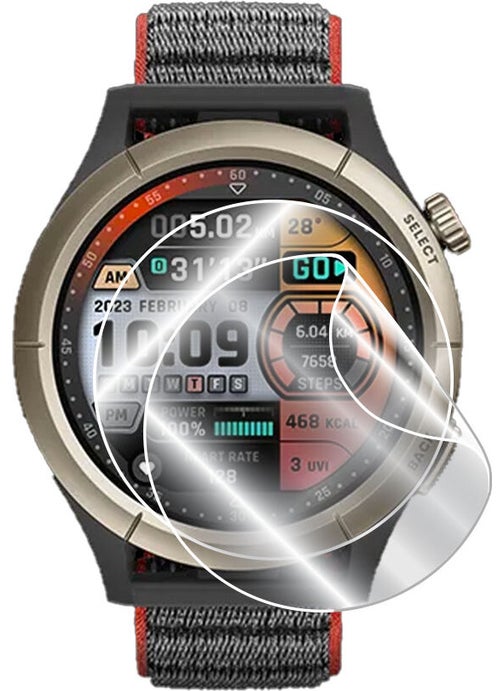 Screen Protector Compatible with Amazfit Cheetah Pro Running Watch (2 Pieces)
