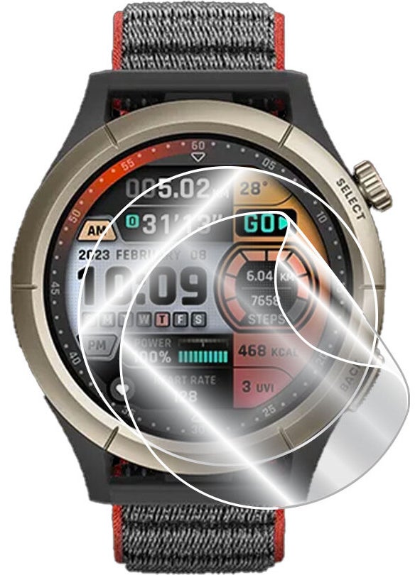 Screen Protector Compatible with Amazfit Cheetah Pro Running Watch (2 Pieces)