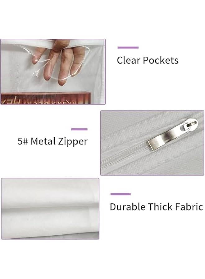 Durku 71 Wedding Dress Garment Bag Dress Bags for Gowns Bridal Dress with 3 Accessory Pockets and a tote bag for Puffy Bridal Gowns Cover, Travel Hanging Clothes or Storage Preservation，White - Image 5