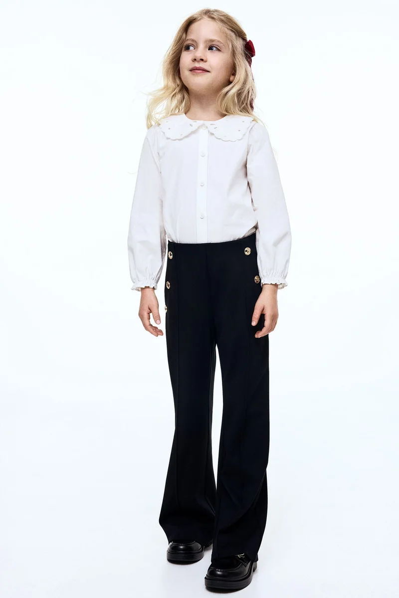 H&M Wide Punto di Roma trousers