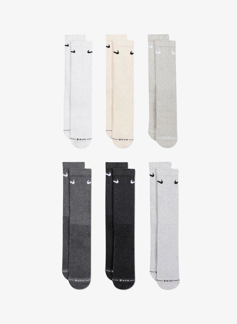 Nike 6-Pack Everyday Elevated Crew Socks - Image 1