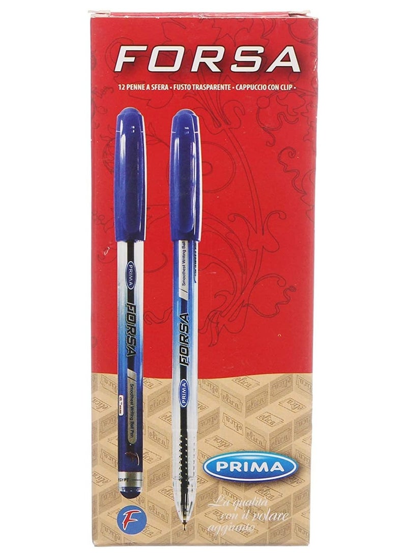 PRIMA Ballpoint Pen PRIMA Black  0.7 MM BLACK -10 pens  - Image 1