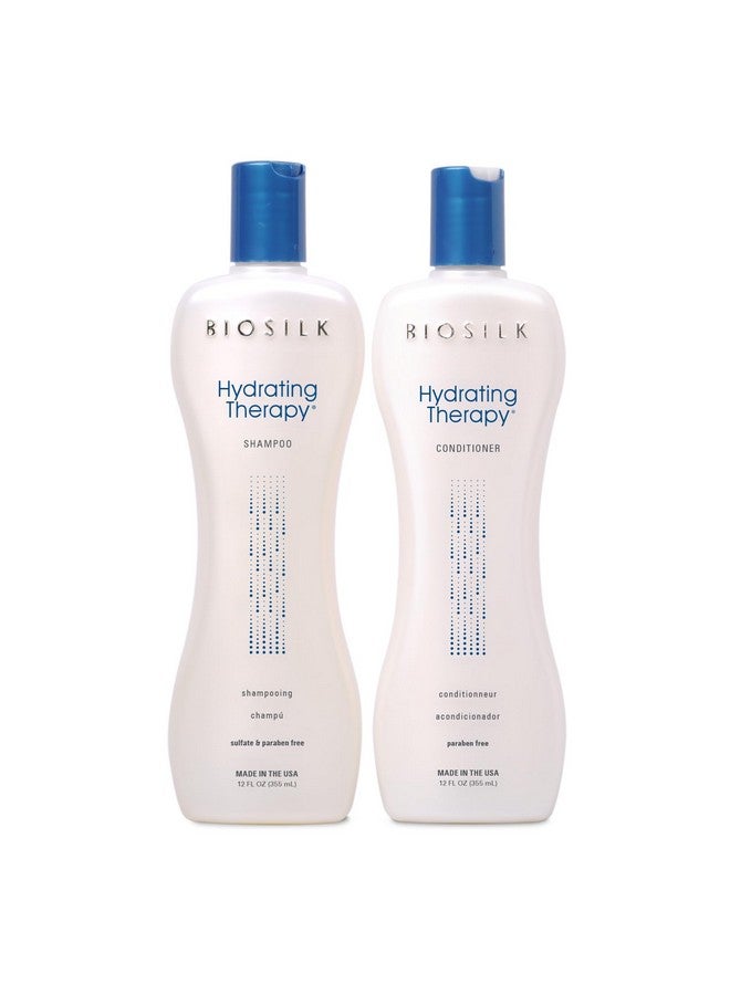 بيوسيلك شامبو وبلسم بايوسيلك هايدريتنج ثيرابي، يُغذي الشعر ويرطبه، خالي من الكبريتات والبارابين والقسوة، ١٢ أونصة (٢ عبوة) - Image 1