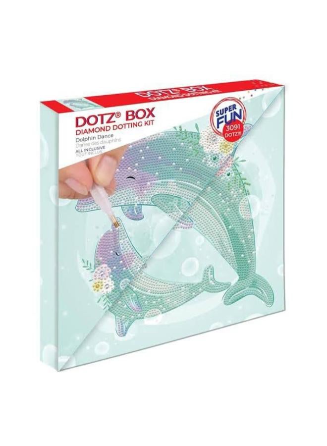 Dotz Box Diamond Dotting Kit Super Fun Wild Dolphin Dance