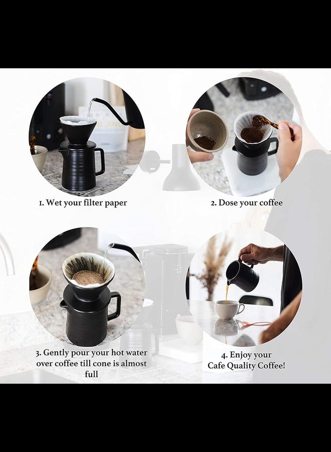 All in 1 Coffee Set Great Replacement for Coffee Machines,Perfect for Travel Home Office (Coffee Set-Black Bag) - Image 3