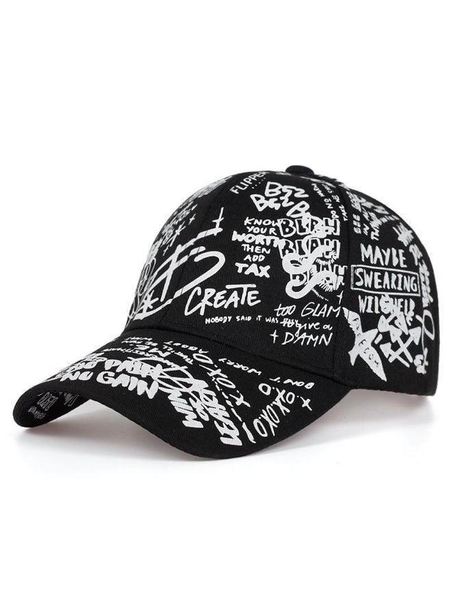 Summer Baseball Cap Graffiti Sun Caps Hip Hop Visor Hat Adjustable Snap-back Hats For Women golf cap