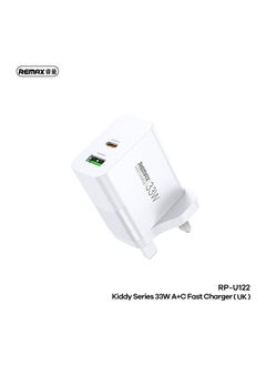 REMAX REMAX Kiddy Series 33W A+C Fast Charger White RP-U122  - Image 1