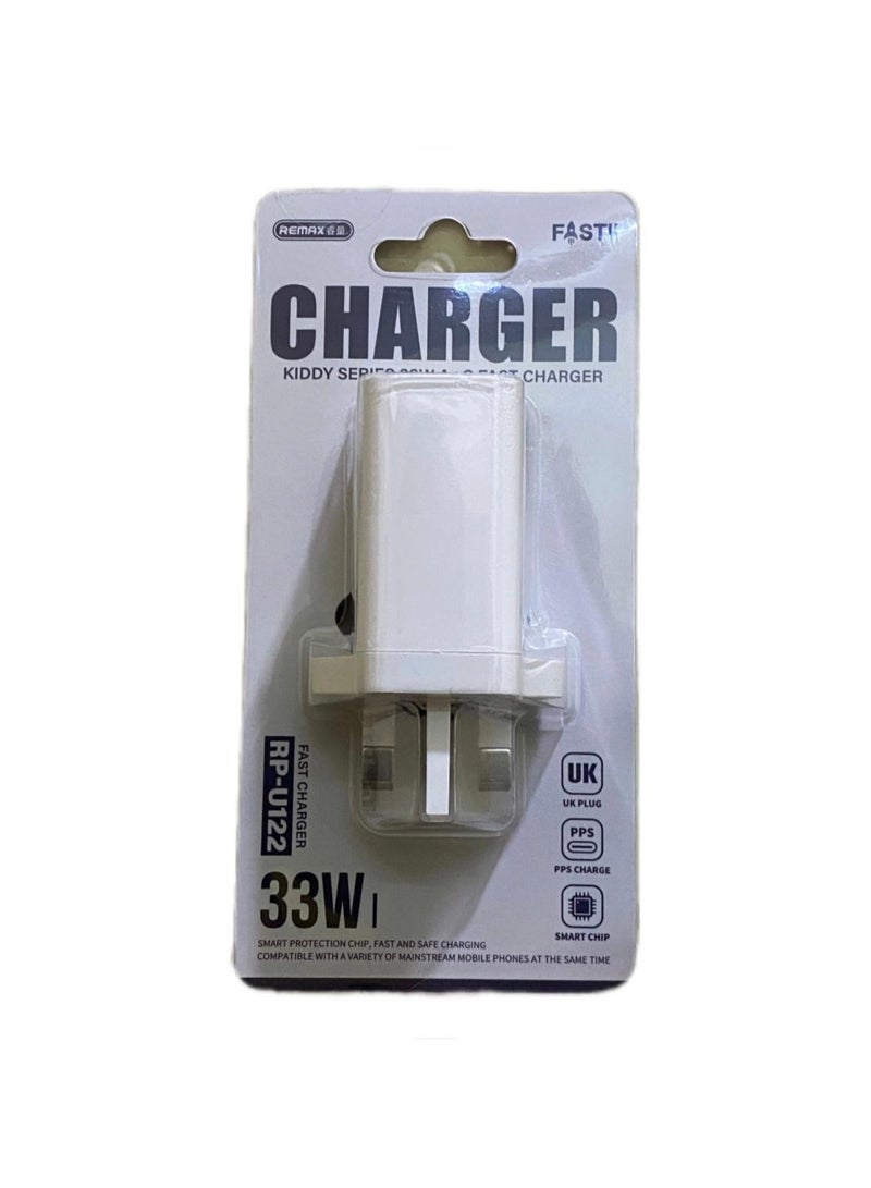 REMAX Kiddy Series 33W A+C Fast Charger White RP-U122 - Image 4