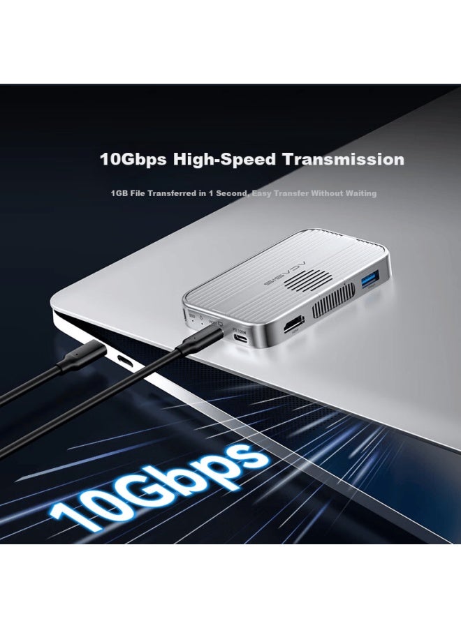 Acasis Akasis Type-c Docking Station To Hdmi Magnetic M.2 Nvme Ssd Enclosure For Apple Iphone 17 Pro Huawei Laptop Ipad Phone Ec1401 - Image 4