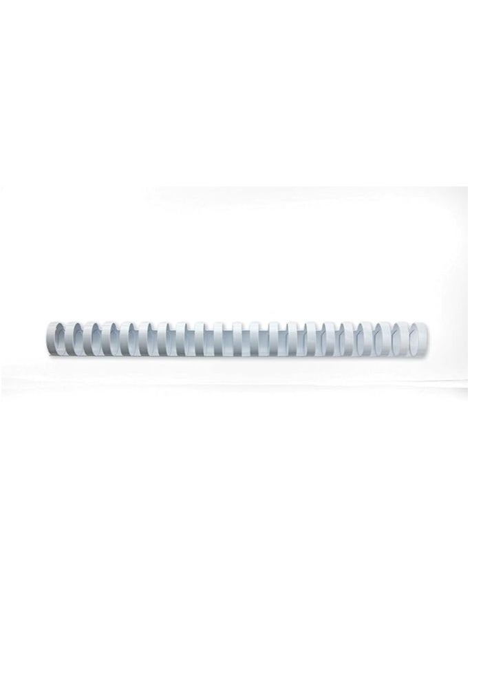 SUPER DEAL 50-Piece Binding Combs 25mm White  - Image 1