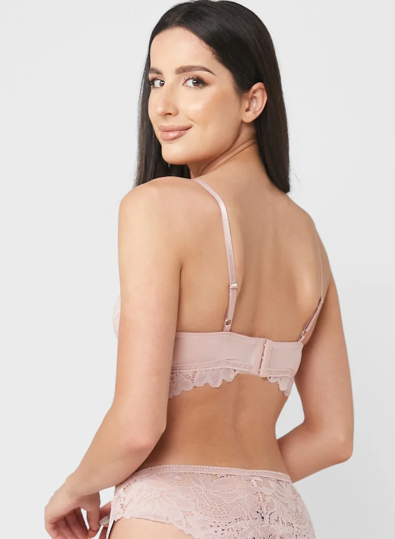 hunkemoller Plunge Neck Bra