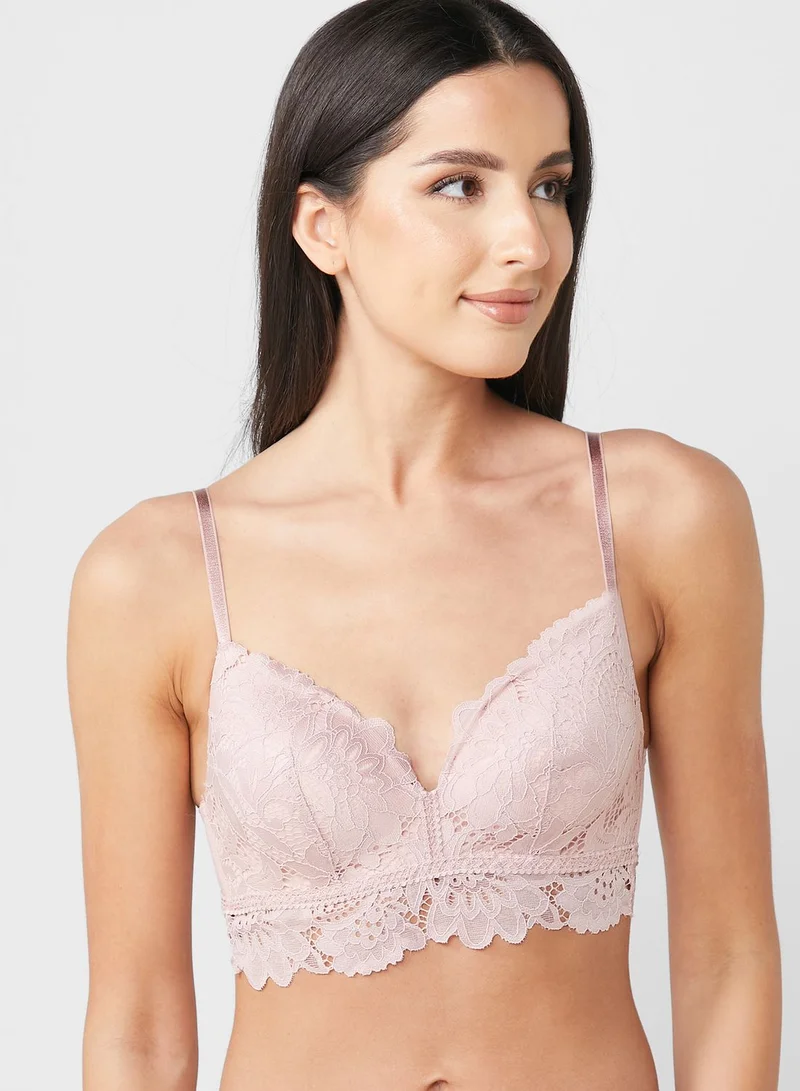 hunkemoller Plunge Neck Bra