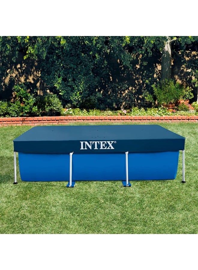 انتكس غطاء حمام سباحة مستطيل أزرق كحلي 300 * 200 * 20 سم - Image 2