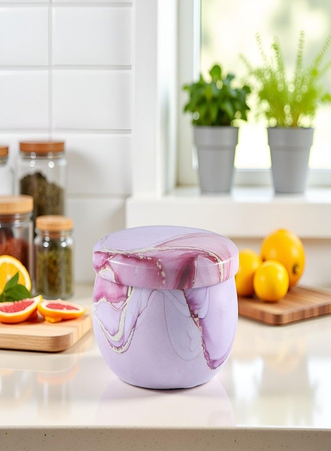 Tustao Tea Can with Airtight Lids Display Candle Jar, Food Storage Container For Tea Candy Cookies Coffee Bean Sugar Food Storage Containers With Lids, Kitchen Storage Jar, Food Jars and Canisters (Pink) - Image 4
