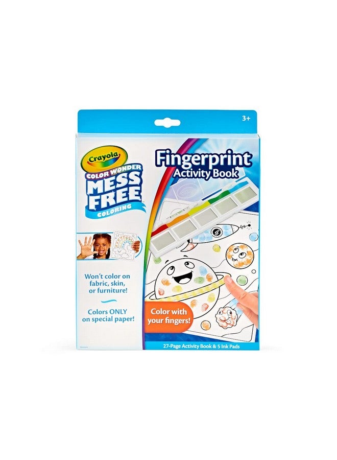 Crayola Color Wonder Mess Free Fingerprint Ink Painting Activity Set, Finger Painting Alternative, Toddler Coloring, Stocking Stuffers - Image 1