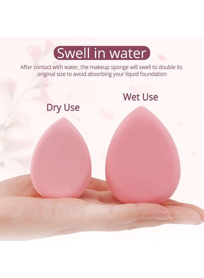 BEAKEY Flat Duo Makeup Sponge of 6, Super Soft 0 Latex Blending Sponge for Flawless Application - Liquid, Cream, Powder, Patented Design,Pink - Image 4