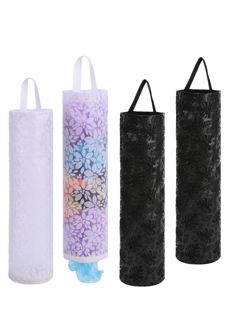 Generic - Plastic Bag Holder, 4 Pack Grocery Bag Holder, for Kitchen Hanging Mesh Storage Organizer Plastic Bags Mesh Hanging Storage Dispenser Trash Bag Holder Shopping Bag Holder - Image 1
