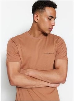 trendyol Man T-Shirt Camel  - Image 1