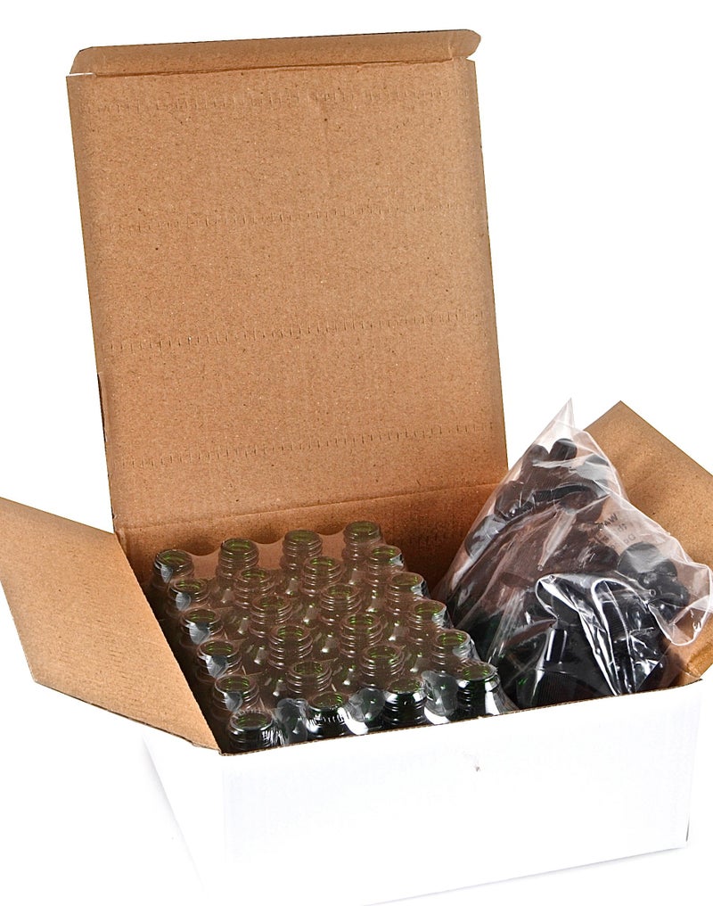Vivaplex, 24, Green, 15 Ml (1/2 Oz) Glass Bottles, With Glass Eye Droppers - Image 4
