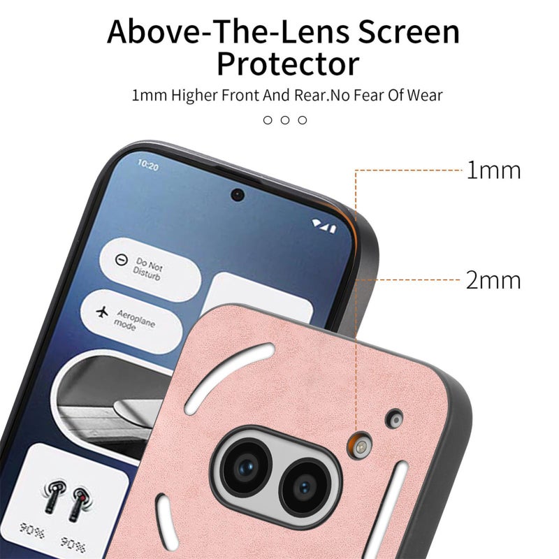 HuHa Case Cover For Nothing Phone 2a Retro Magsafe Magnetic PU Back Cover Phone Case(Blue) - Image 5