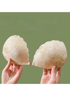 Jomo Store Push Up Self Adhesive Silicone Bra with Shell-Shaped Outer Lace Design – Strapless, Invisible, Front Closure  - Image 2