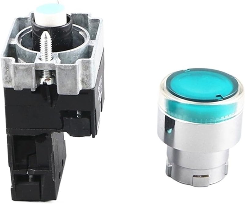 XB2 BW3361C 22mm Round Indicator Light LED 1 NO 24V AC220V AC380V Blue 1no - Image 4