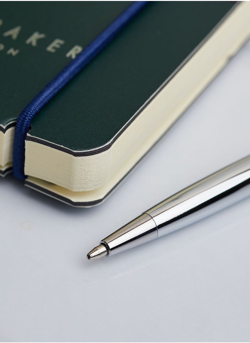Ted Baker - Basilll Mini A6 Notebook With Pen - Image 1